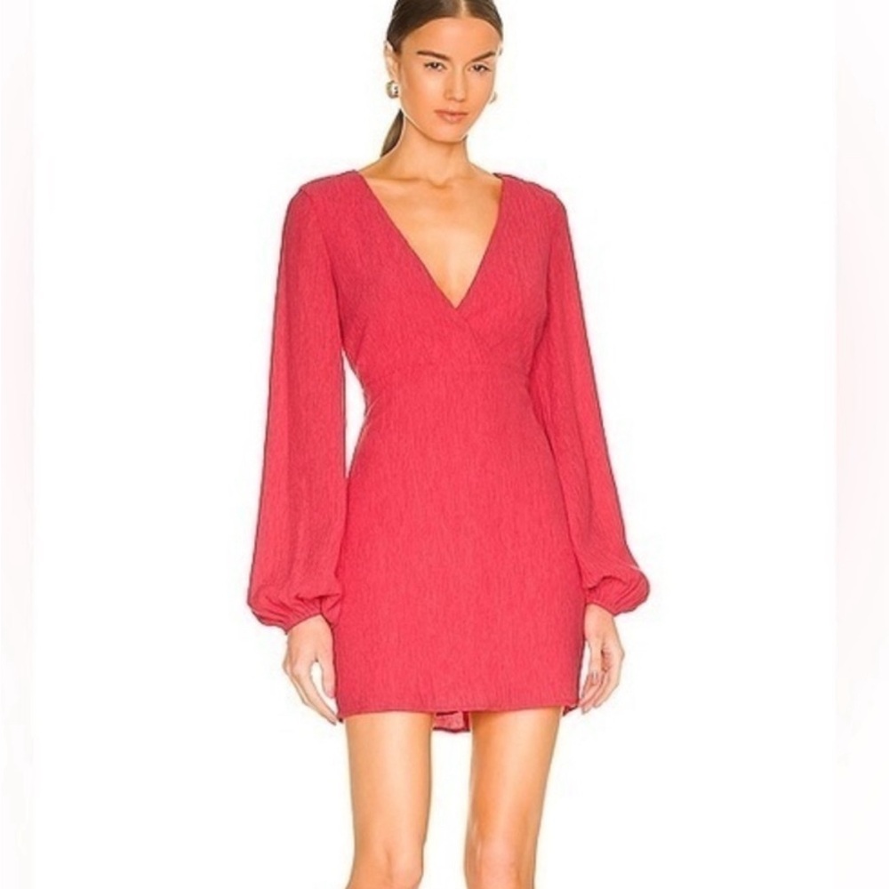 House of Harlow 1960 Pink Long Sleeve Dress